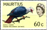 Extinct Bird- MAURITIUS BLUE PIGEON - MNH  ( SG 327) - Mauritius (1968-...)