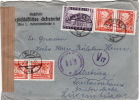 6056# AUTRICHE LETTRE CENSURE AUTRICHIENNE Obl WIEN 1948 OESTERREICH VIENNE Pour LUXEMBOURG - Lettres & Documents