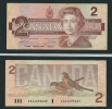 Banconota Da  2  DOLLARI  Del  C A N A D A - Anno  Ottawa 1986. - Canada