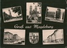 AK Magdeburg: Dom, Marx-Str, Pieck-Allee, Kulturpark Rotehorn, 1962 - Magdeburg