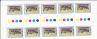 Australia-1980 Christmas 60c  Madonna Gutter Strip MNH - Blocks & Kleinbögen