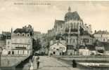 CPA 53 MAYENNE LA BASILIQUE ET LA GRANDE RUE 1907 - Mayenne