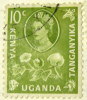 Kenya 1960 Cotton 10c - Used - Kenya, Uganda & Tanganyika