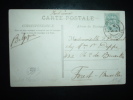 CP POUR ETRANGER TYPE BLANC 5 C OBL. 29-9-05 MARSEILLE ETRANGER (13 BOUCHES DU RHONE) - 1900-29 Blanc