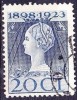 1923 Jubileumzegels 20 Cent Blauw Lijntanding 11½  X 12 NVPH 125 G - Gebraucht