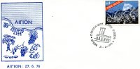 Greek Commemorative Cover- "Panaigialeios Eorth "Elikeia" -Aigion 27.6.1976" Postmark - Maschinenstempel (Werbestempel)