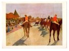 PEINTURE FRANCAISE ART : "Les Impressionnistes DEGAS Aux Courses Devant Les Tribunes Musée Du Louvre" Loterie Nationale - Paardensport