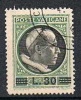 Vatikan, 1945 Aufdruck 30 Lire Auf 20 Lire, MiNr. 123 Gestempelt (a140508) - Usados