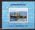 Romania 1997 Greenpeace Organizations Ship Ships Transport Sea Schiff Ecology Boat MNH Michel BL306 Scott 4145 - Collections