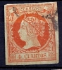Espagne - 1860 Isabell II YT 48 Obl. - Used Stamps