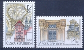 CZ 2011-670-71 ARCHITEKTURE, CZECH REPUBLIK, 1 X 2v, MNH - Neufs