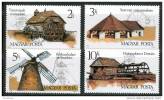 HUNGARY - 1989.Old Mills Cpl. Set MNH! - Molens