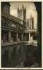Postcard England, Great Britain, United Kingdom. 1936 Bath. Roman Bath & Abbey. (T05007) - Bath