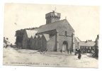 Barneville-sur-Mer (50) : L´église Et La Place  En 1910 (animée). - Barneville