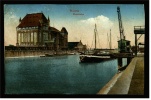 Ca.1923 ,  Worms Rheinhafen Mit Schiff  (eb) - Worms