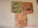 NORTH GERMAN CONFEDERATION, SCOTT# 7, #9 & #9, USED - Gebraucht