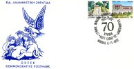 Greek Commemorative Cover- "Ethniki Mnimi Mikrasiatikou Ellhnismou: 70 Xronia -Athinai 6.11.1992" Postmark - Maschinenstempel (Werbestempel)