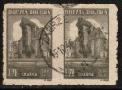 POLAND  Scott # 370  VF USED Pair - Usati