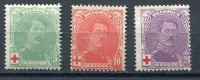 Belgium 1914 Sc B25-7 MH Red Cross CV $62 - 1914-1915 Rotes Kreuz