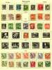 99 Alte Briefmarken Schweden Auf 3 KABE Blätter - Mit Falz - Collections