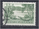 FINLAND 1956 Lake Kehru - 5m. Green FU - Gebruikt