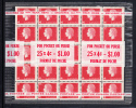 Canada MNH Scott #404bii 4c Elizabeth II - Cameo Issue  Cello Paq With Pane Of 25 - Full Sheets & Multiples