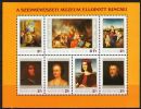 Magyar Posta Hungary 1984 ART Paintings Tiepolo Raphael Stolen Painting Museums Stamps Sc2839 Michel B170 - Ungebraucht