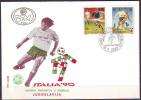 YUGOSLAVIA - JUGOSLAVIJA  - FDC - SOCCER ITALY  -1990 - 1990 – Italien