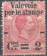 ITALY..1890..Michel # 63...MH...MiCV - 60 Euro. - Nuevos