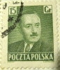 Poland 1950 President Bierut 15gr - Used - Gebruikt