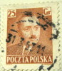 Poland 1950 President Bierut 25gr - Used - Usati