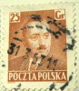 Poland 1950 President Bierut 25gr - Used - Gebruikt