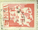 Poland 1966 Tourist Map 10gr - Used - Usati