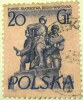 Poland 1955 Monuments Brotherhood In Arms 20gr - Used - Gebruikt