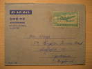 Assam 1962 To Yorkshire GB UK England Aerogramme Aerogram Air Mail INDIA Inde Indien - Aerogramme