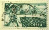 Poland 1956 Officer And Ship 5gr - Used - Usati