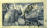 Poland 1956 Ship In Docks 20gr - Used - Usati