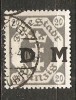 Germany (Danzig)  1921  Dienstmarken  20pf  (o) Mi.4 - Officials