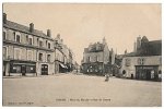 CPA 71 DIGOIN - Place Du Marche Et Rue Du Centre - Digoin