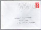 France - Lettre Obl Bordeaux CAD 25-09-1990 / Tp  Marianne Du Bicentenaire 2628 Roulette - Coil Stamps