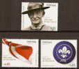 Scouts Europa CEPT 2007 Portugal Açores Azores Madère Madeira 3 Timbres Scouting - 2007