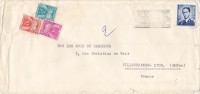 Lettre Belgique 1954, Pour La France,  Taxe 17f/1088 - Lettres & Documents