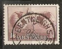 Australia 1934-48  Airmail  1/6d  (o)   Perf 11  No Watermark - Used Stamps