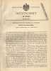 Original Patentschrift - W.H. Harfield In London , 1899 ,  Elektrische Steuerungsvorrichtung !!! - Maschinen