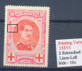 Belgie  Ocb Nr :  133 - V1 * MH  (zie Scan) - 1914-1915 Rotes Kreuz