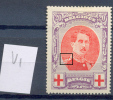 Belgie  Ocb Nr :  134 - V1 * MH  (zie Scan) - 1914-1915 Rotes Kreuz