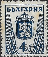 BULGARIA 1945 Lion Rampant - 4l Blue FU - Used Stamps