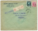 Recom. 1,40 Fr BOOM 22. VII.26 (tarief Slechts 4,5 Maand!) Montenez 1 FR + 40 Ct HOUYOUX - Covers & Documents