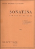 PARTITION DE ANGELO FRANCESCO LAVAGNINO: SONATINA - PER DU PIANOFORTI - J-L