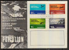 Zwc010 Zimbabwe 1972, SG470-473, Prevent Pollution,  FDC - Rhodesia (1964-1980)